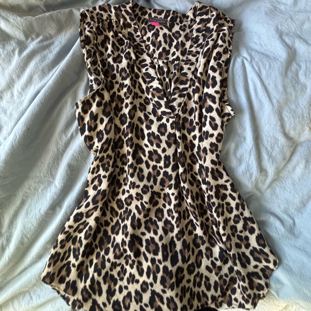 Vince Camuto Animal Print Top